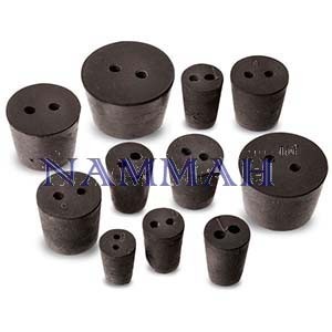 Stopper rubber two hole