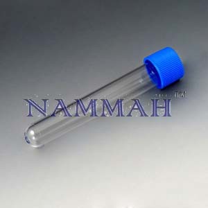 Test tube with screw cup
