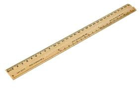 Meter ruler wooden