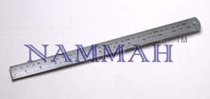 Meter ruler stainless steel